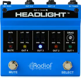 R800-7096 RADIAL Headlight Guitarselector Pedal Guitar Amp