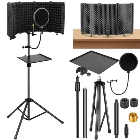 XYQ-1 RAMZI Microphone Stand Isolation Shield Recording Pop