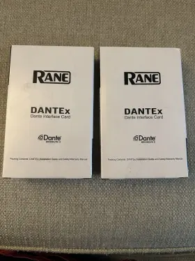 Dantex RANE Dante Interface Card