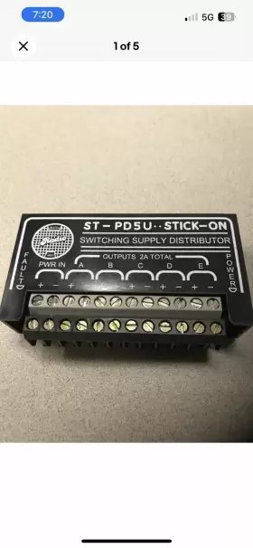 ST-PD5U RDL Radio Design Labs Switching Power Distribution