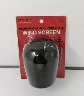 33-373 REALISTIC Acoustic Foam Microphone Windscreen Cat
