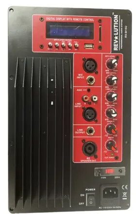 RV-B15U DJ Plate Amplifier Pa Speaker Cabinets Loudspeakers