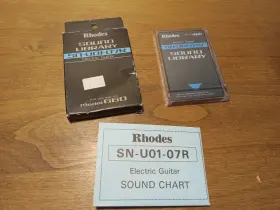SN-U01-07R RHODES Electric Guitar Sound Library Card Pcm Data