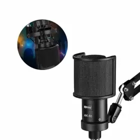 791137314169 RIENER Pop Filter Mesh Foam Microphone Cover #2