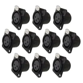 XLR0123 RIVIERA Xlr Panel Mount Chassis Male Female Hous