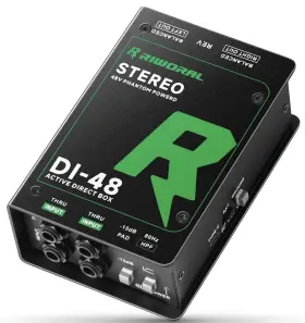 DI-48 RIWORAL Box Dual High Impedance Stereo Inputs