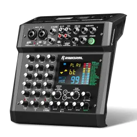 RMX06 RIWORAL Channel Audio Interface Mixer Sound Board Dsp