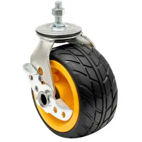 RCSTR6X3 ROCK N ROLLER Glider Caster Brake Carts