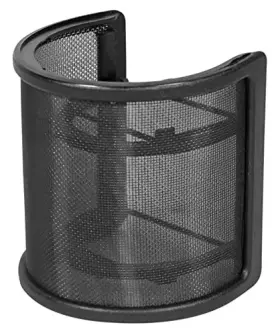 819216023723 ROCKVIL Rockpop Pop Filter Windscreen Curved Mic