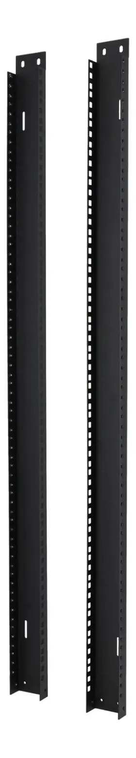 RAIL22U ROCKVILLE Reversible Rack Rails Circle Square Screw