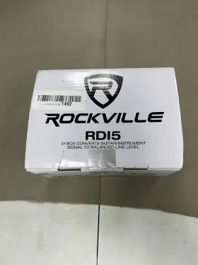 RDI5 ROCKVILLE Di Box Converts Guitar Signal Balanced Mic
