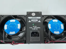RRF4 ROCKVILLE Rack Mount Fan Cooling Led Temperature Display #2