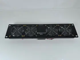 RRF4 ROCKVILLE Rack Mount Fan Cooling Led Temperature Display #3