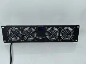 RRF4 ROCKVILLE Rack Mount Fan Cooling Led Temperature Display