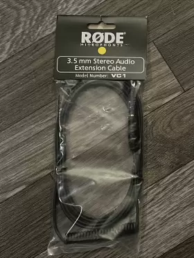 RODVC1 RODE Microphones Mini Jack Stereo Extension Cable Feet