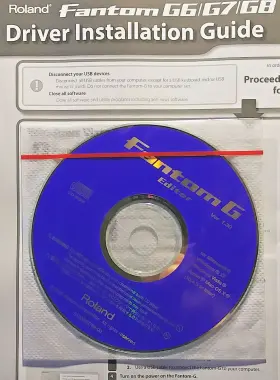 1.30 ROLAND Fantom Synthesizer Editor Cd G7