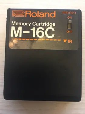 M-16C ROLAND Memory Cartridge Sample Sound