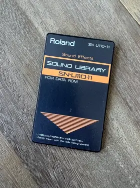 SN-U110-11 ROLAND Sound Effects Library Card