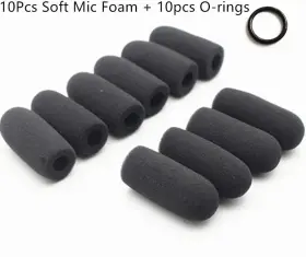 M-1036 SAIDBUDS Pack Mic Foam Covers Windscreens David Clark #2