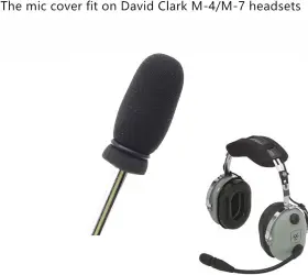 M-1036 SAIDBUDS Pack Mic Foam Covers Windscreens David Clark #3