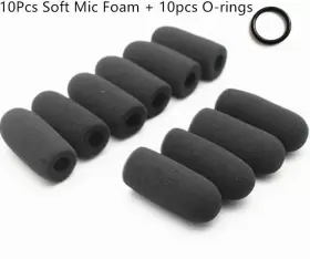 M-1036 SAIDBUDS Pack Mic Foam Covers Windscreens David Clark #2