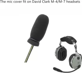 M-1036 SAIDBUDS Pack Mic Foam Covers Windscreens David Clark #3