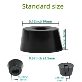 4PCS SAM JOHNNY Round Rubber Feet Bumpers Audio Turntable Cd #3