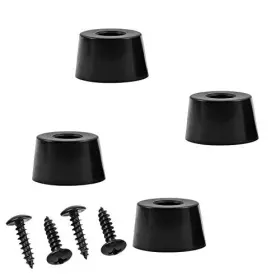 4PCS SAM JOHNNY Round Rubber Feet Bumpers Audio Turntable Cd