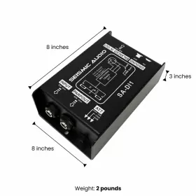812451016185 SEISMIC AUDIO Speakers Passive Box Left Switch #2