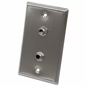 847861026387 SEISMIC AUDIO Steel Wall Plates Dual #2
