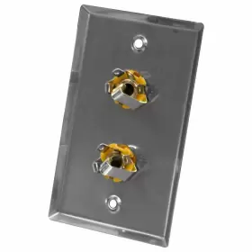 847861026387 SEISMIC AUDIO Steel Wall Plates Dual #3