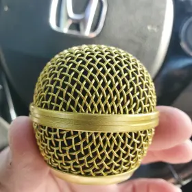 SA-M30-GRILLE-GOLD SEISMIC AUDIO Steel Mesh Microphone Grill