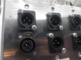 SA-PLATE1 SEISMIC AUDIO Steel Wall Plate Hole Male Network #2