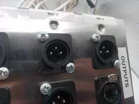 SA-PLATE1 SEISMIC AUDIO Steel Wall Plate Hole Male Network #3