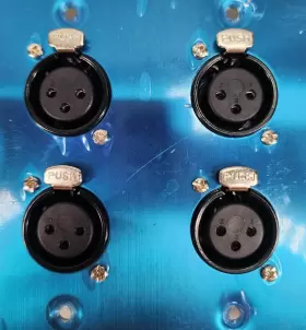 SA-PLATE29 SEISMIC AUDIO Steel Wall Plate Gang Xlr Female #2