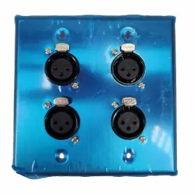 SA-PLATE29 SEISMIC AUDIO Steel Wall Plate Gang Xlr Female