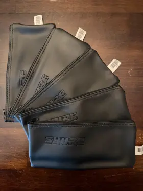 699969959759 SHURE Microphone Pouch Zipper Bag