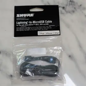 95A23667 SHURE Lightning Microusb Cable Amv Ltg Mvi Data