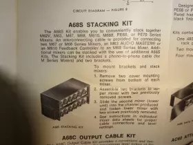 A68R SHURE Stacking Mixers Kit #3