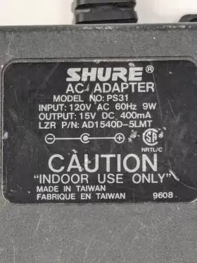 PS31 SHURE Power Supply Cable #2