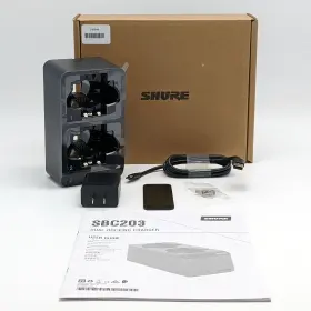 SBC203 SHURE Dual Docking Recharging Station Lithium Ion