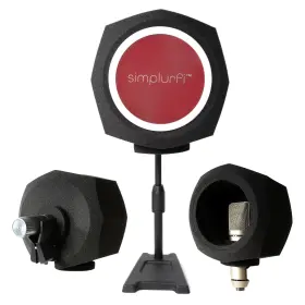 2-IN-1-PORTABLE SIMPLURFI Recording Booth Microphone Ball Pop