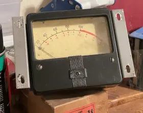 630-0072-00 SIMPSON Meter Gates Radio