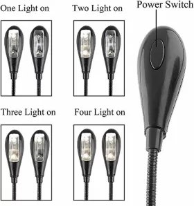 MEU0093 SOARUN Music Stand Light Led Book Reading Usb Battery #3