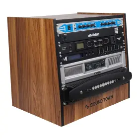 SDRK-8WN SOUND TOWN Studio Rack Furniture Laminate