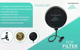 4330233118 SOUNDASSURED Pop Filter Studio Microphone Shield #2