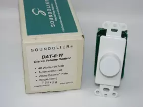 SAT-10-W SOUNDOLIER Stereo Volume Control Autotransformer