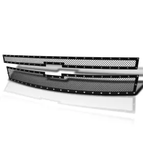 HBG-SIV1415BKSS2P-YH SPEC-D TUNING Rivet Mesh Upper Grille