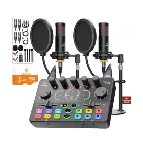 MST017 SQUAROCKTEK Podcast Mixer Xlr Condenser Micr