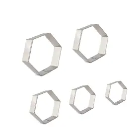 740379448057 STRENDIER Hexagon Shapes Cookie Cutter Set
